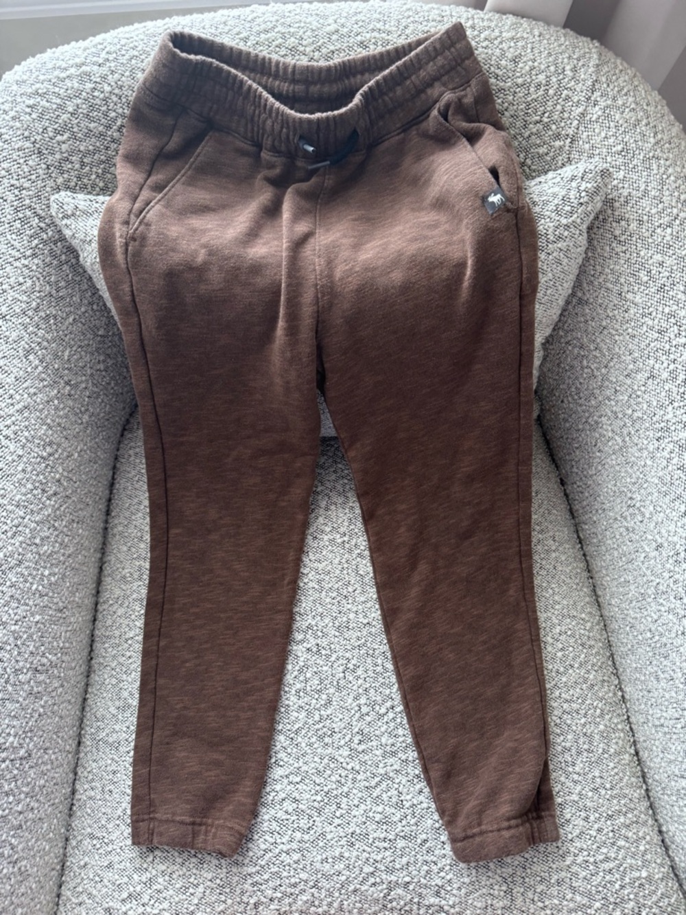 abercrombie kids Brown Jogger Sweatpants 7/8